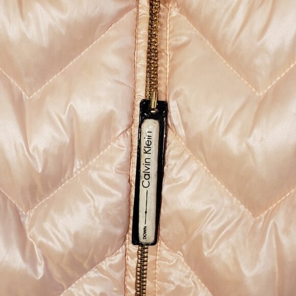 Calvin Klein Women's Down Vest, Light Peach XXL - Picture 5 of 8
